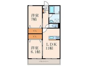 モンターニュ門司の物件間取画像